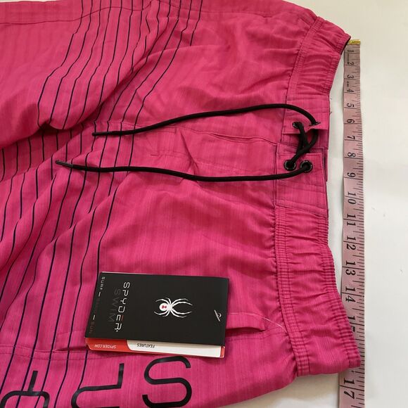 Spyder Swim Trunks Mens Size XXL NEW Neon Pink Shorts NWT - Picture 7 of 7
